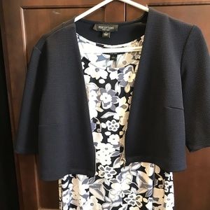 Perceptions sleeveless shift dress and top. Cute summer outfit size laege